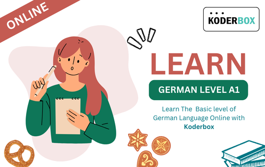 Start learning German with A1! Learn basic words, greetings, and simple sentences for daily life.